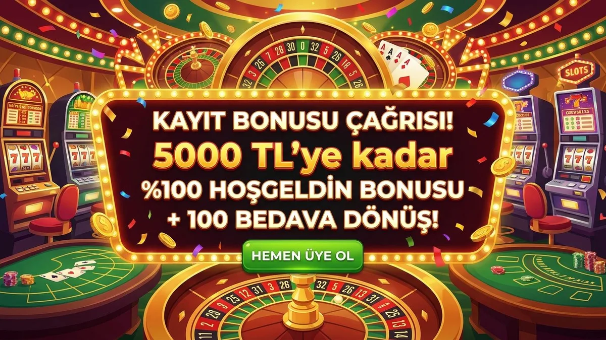 Bonusla kayıt ol